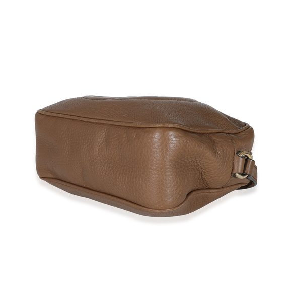 Gucci Brown Pebbled Leather Soho Disco Bag - Picture 7 of 8